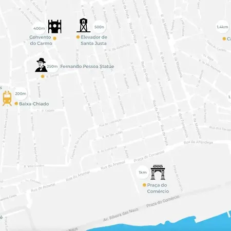 Downtown Chiado Treasure Apartamento *